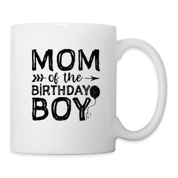 Mom Of The Birthday Boy - Anniversaire - Mug blanc - blanc - Droite