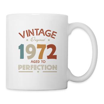 vintage 1972 gift humor birthday 51 years - Mug - white - Right