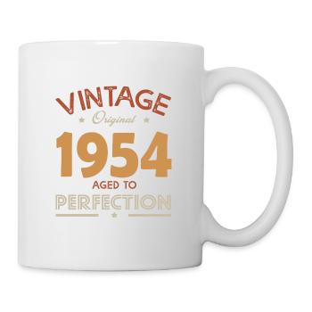 vintage 1954 birthday gift Born in 1954 - Mug - white - Right