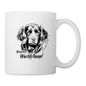 CHIEN DE CHASSE ALLEMAND Chien de chasse Chiens de chasse Wilsigns - Mug blanc - blanc - Droite