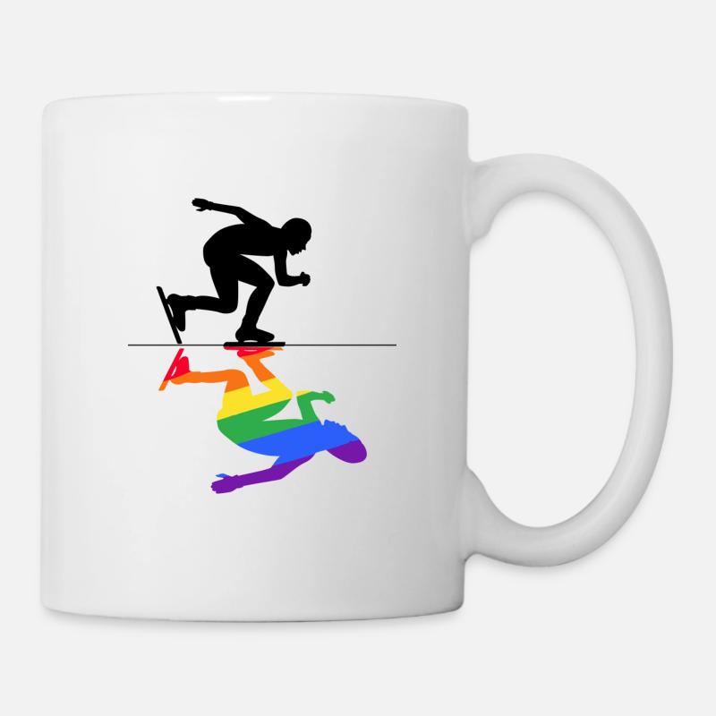 eislauf eisschnelllauf shorttrack shorttracker - Tasse - Weiß