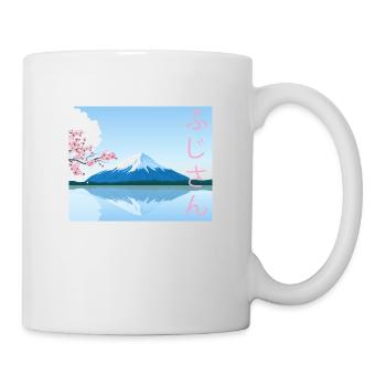 fuji san - Mug blanc - blanc - Droite
