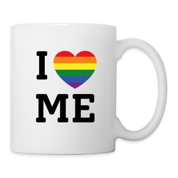 I LOVE ME PRIDE - Tasse - Weiß - Rechts