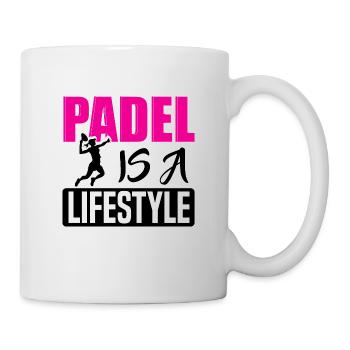 Padel Tennis Paddel Padelball Padeln Padeltennis - Tasse - Weiß - Rechts