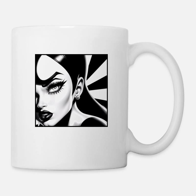 Monochrome Pop Art - Mug - white