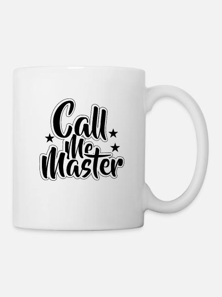 Master bestanden Abschluss Promotion Sponsion Uni - Tasse - Weiß