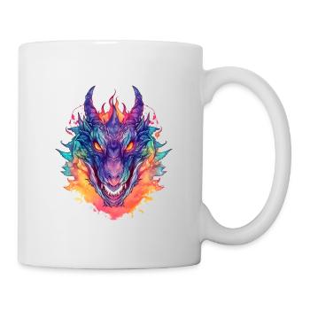 Dragon Watercolor - Mug - white - Right
