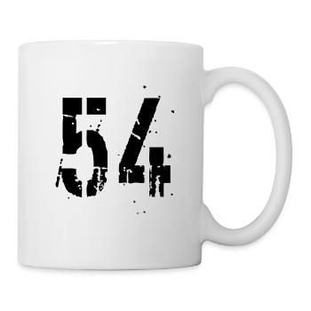 nombre 54 - Mug blanc - blanc - Droite