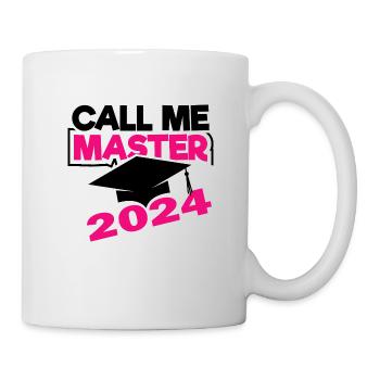 Master 2024 Masterabschluss Sponsion Absolvent - Tasse - Weiß - Rechts