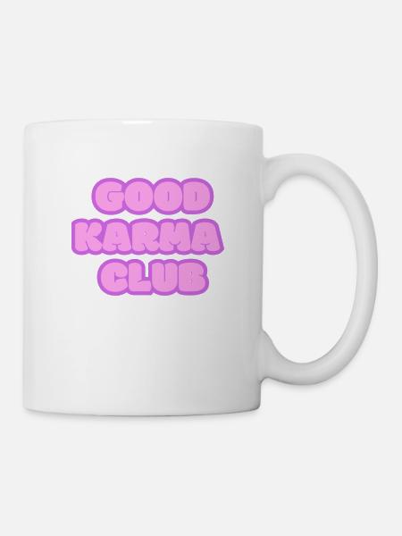 good karma club - Tasse - Weiß