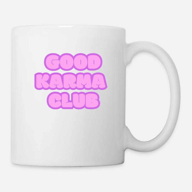 good karma club - Tasse - Weiß