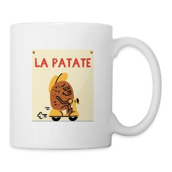 LA PATATE - Mug blanc - blanc - Droite