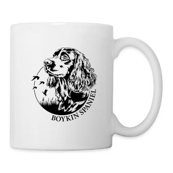 Boykin Spaniel Hunting Portrait Dogs Dog Wilsigns - Mug - white - Right