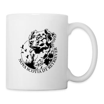 Nova Scotia Duck Tolling Retriever Portrait Dogs - Mug - white - Right
