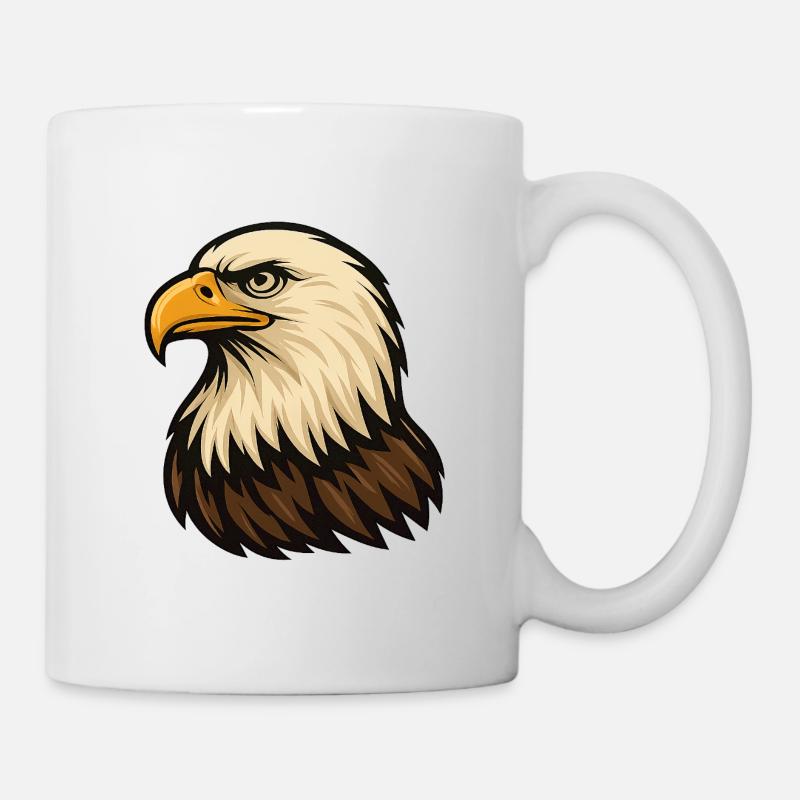 Eagle Head - Mug - white