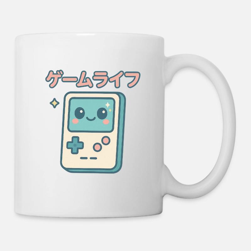 Retro Game Console Kawaii Lifestyle - Mug - white