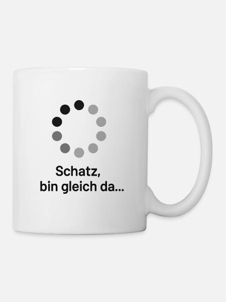 Honey, I'll be right there! - Mug - white