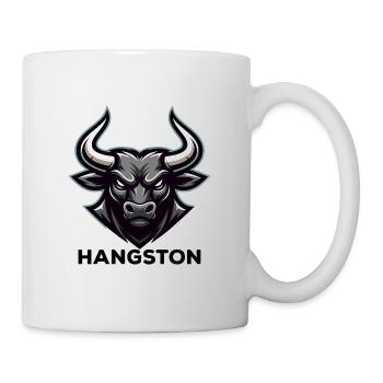 Hangston Bull Head Logo - Mug blanc - blanc - Droite