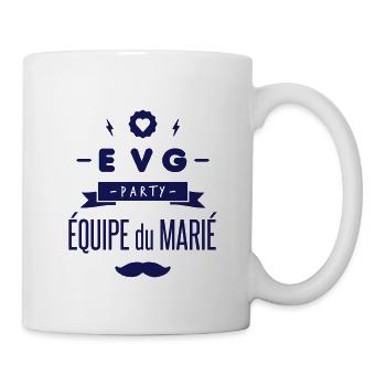 EVG party - Mug blanc - blanc - Droite