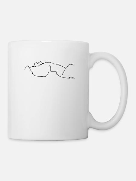 Skyline Pfronten - Tasse - Weiß