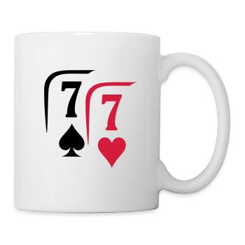 PAIR 7 - Mug blanc - blanc - Droite