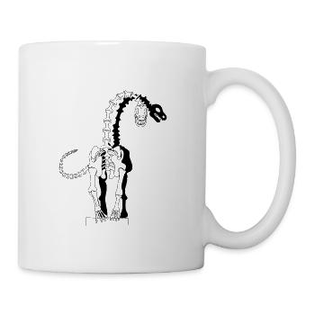 Dinosaurier | zum Ausmalen | littlepublic - Tasse - Weiß - Rechts