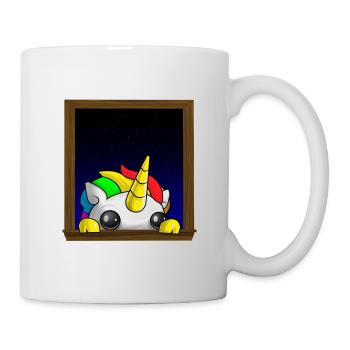 Alasdair lauert Einhorn-Fenster - Tasse - Weiß - Rechts