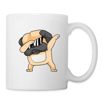 Dabbing Dab Pug Dogs - Mug - white - Right