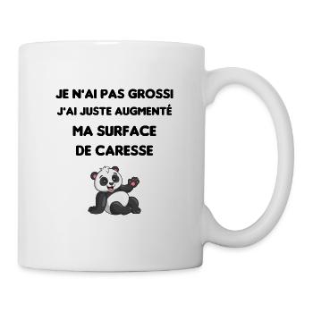 je n ai pas grossi humour blague drôle panda gros - Mug blanc - blanc - Droite