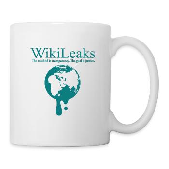 WikiLeaks Dripping Globe - Mug - white - Right