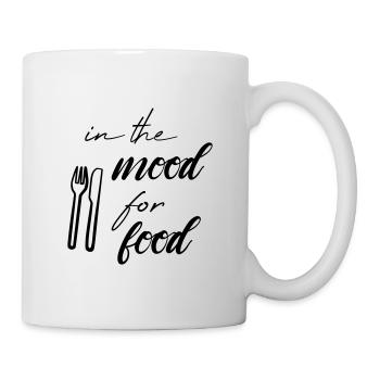 humeur pour la nourriture - Mug blanc - blanc - Droite