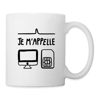 MAXIME - Mug blanc - blanc - Droite