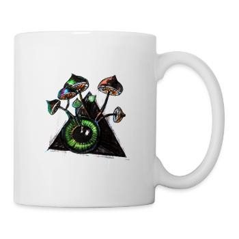 A special fungus and the all-seeing, third eye - Mug - white - Right