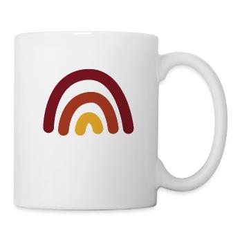 Regenbogen - Tasse - Weiß - Rechts