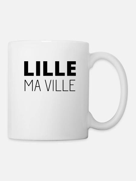 Lille ma ville - Mug blanc - blanc