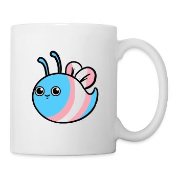 Trans Pride Bee Transgender Pride - Mug - white - Right