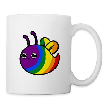 Gay Bee LGBT Gay Pride - Mug - white - Right
