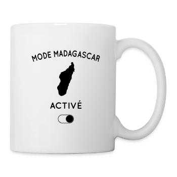 Mode Madagascar activé - Mug blanc - blanc - Droite