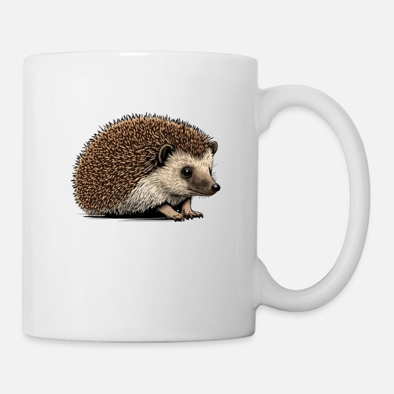 Igel - Tasse - Weiß