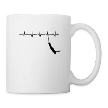 Bungee Jumping Evolution Sport Fun - Mug - white - Right