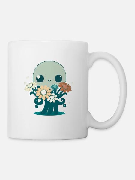 Liebevolle Tentakel 1 - Tasse - Weiß