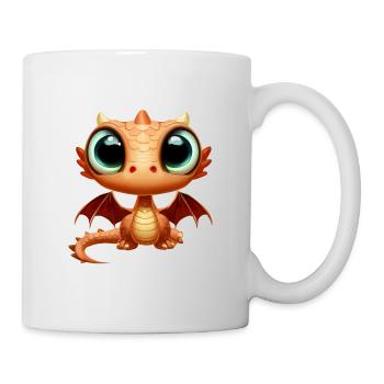 Big Eyed Dragon - Mug - white - Right