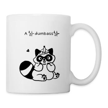 Dumbass Trio | Raccoon - Mug - white - Right