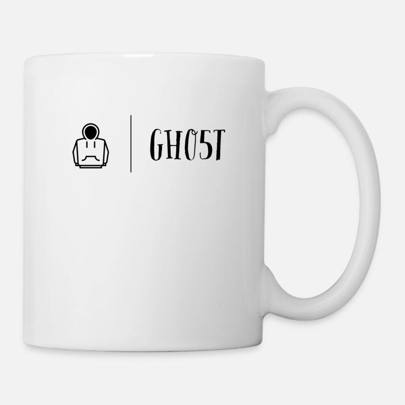 GHO5T black - Mug - white