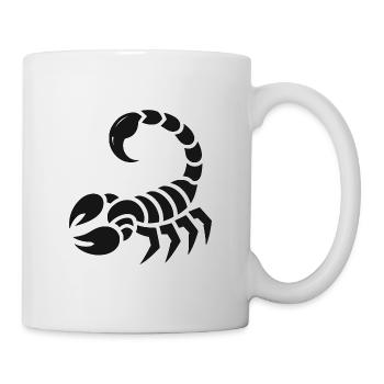 Scorpion minimalistic black - Mug - white - Right