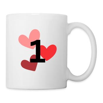 1 - Tasse - Weiß - Rechts