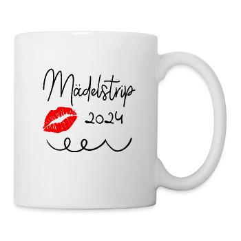 Mädelstrip 2024 Girls Trip Mädelstour Mädlstrip - Tasse - Weiß - Rechts