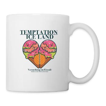 Tentation Glace Terre Bo Graphique - Mug blanc - blanc - Droite