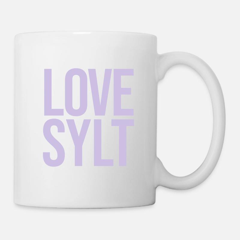 LOVE SYLT - Tasse - Weiß