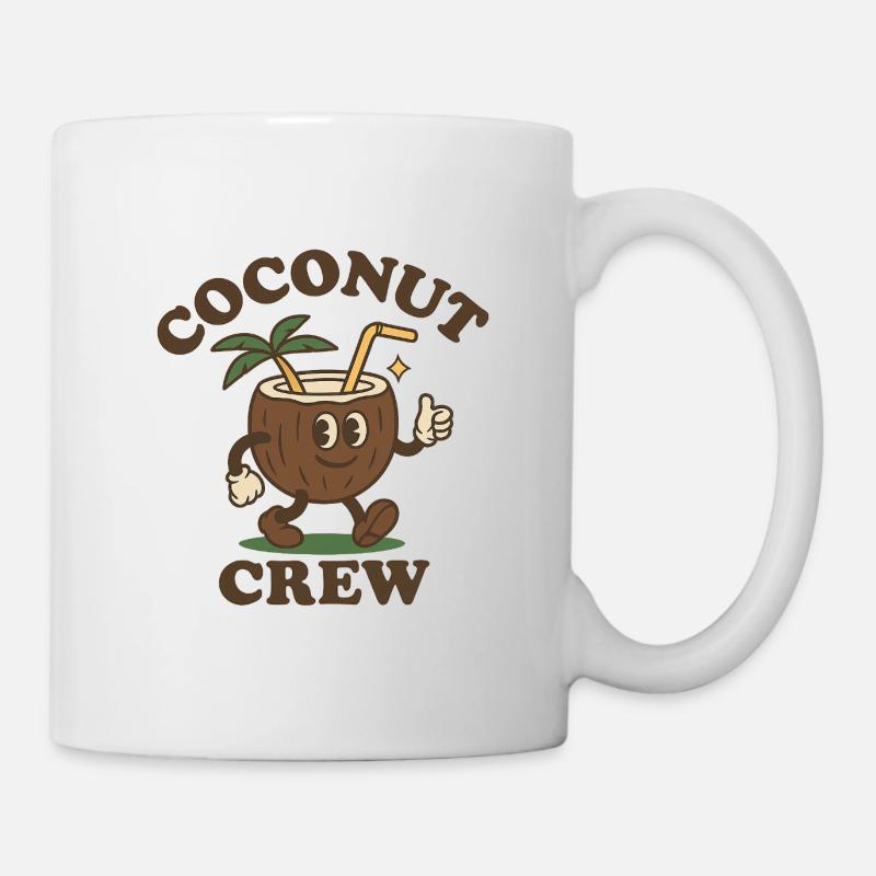 Coconut Crew – Tropic Like It’s Hot - Mug blanc - blanc
